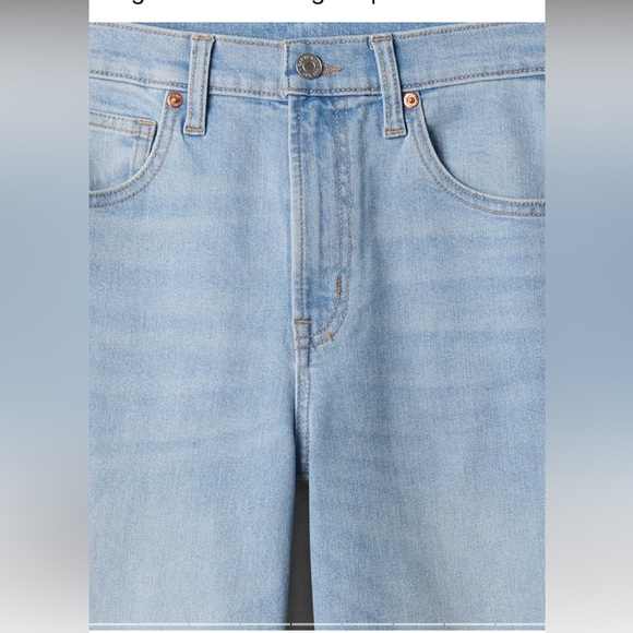 High Rise Wide-Leg Crop Jeans in perfect condition - Picture 4 of 4